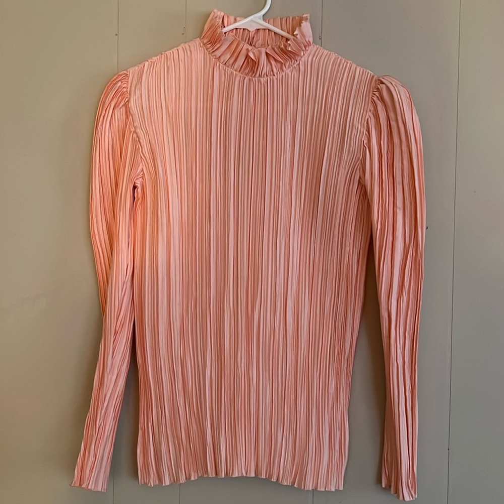 70’s Accordion pleated blouse by Ana Colon